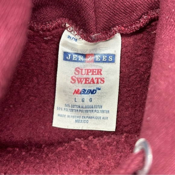 Vintage Sierra Nevada Wheat Beer Hoodie Sweatshirt Men’s Large Burgundy - Picture 6 of 6